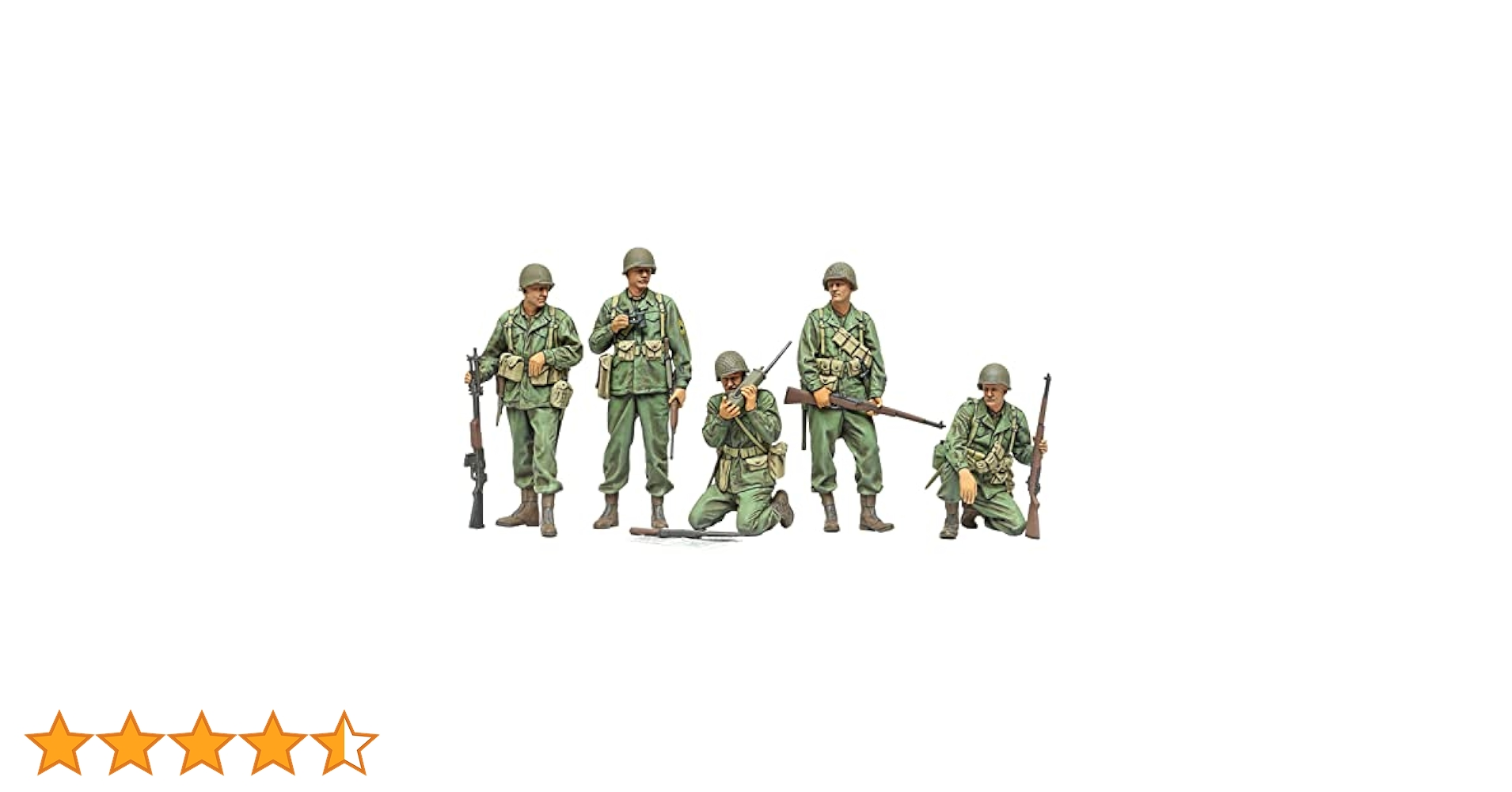 タミヤ1/35 アメリカ歩兵偵察セット　プラモデル完成品 タミヤの「ミリタリーミニチュアシリーズ」より「1/35 アメリカ